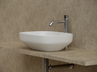 Умывальник чаша накладная прямоугольная Element 500x380x150мм - Gidratop.ru изображение