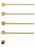 Полотенцесушитель электрический встраиваемый WONZON & WOGHAND HAMBURG, Брашированное золото (WW-AL314-BG) - Gidratop.ru изображение