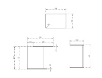 Столик для ванной комнаты ABBER Stein AS1636MB черный матовый - Gidratop.ru изображение