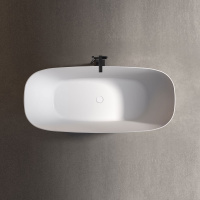 Ванна акриловая Vincea VBT-631, 1700*750*600, цвет белый, слив-перелив в комплекте, белый - Gidratop.ru изображение