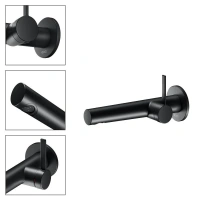 Смеситель Keuco Ixmo Pure 59516371101 для раковины, цвет черный матовый - Gidratop.ru изображение