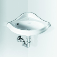 Раковина 34х34 см, 1 отв., цвет: белый - Gidratop.ru изображение