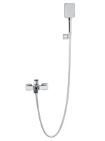 Смеситель для ванны с душем WONZON & WOGHAND FLEX, Хром (WW-88037072-CR) - Gidratop.ru изображение