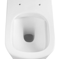 Унитаз подвесной Arco VT1-36 безободковый, цвет белый, ультратонкое soft-close сиденье - Gidratop.ru изображение