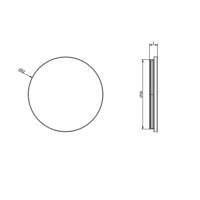 GESSI Origini мыльница настенная белая/Finox Brushed Nickel - Gidratop.ru изображение