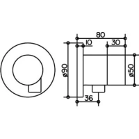 Вентиль Keuco Ixmo 59541010101 для душа - Gidratop.ru изображение