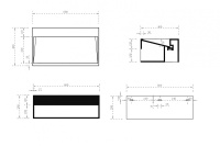Тумба с раковиной ABBER Stein AS2645-0.6 подвесная, белая матовая - Gidratop.ru изображение