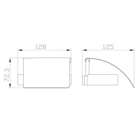 Держатель для туалетной бумаги с крышкой WONZON & WOGHAND LOTTE, Хром (WW-8326) - Gidratop.ru изображение