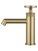 Смеситель для раковины WONZON & WOGHAND, Брашированное золото (WW-H1065-BG) - Gidratop.ru изображение