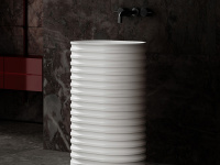 Раковина отдельностоящая ABBER Stein AS2550 белая матовая - Gidratop.ru изображение