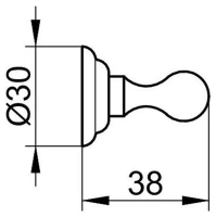 Крючок Keuco Astor, хром, 02114010000 - Gidratop.ru изображение