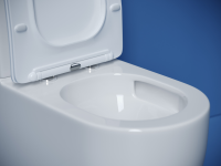 Напольный пристенный унитаз Metropol смыв Торнадо белый CN4001T - Gidratop.ru изображение