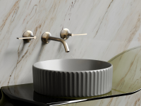 Умывальник чаша накладная круглая (цвет Антрацит Матовый) Element 360x360x115мм - Gidratop.ru изображение