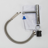 UNO Смеситель для раковины без донного клапана, хром UNO-LVM-CRM - Gidratop.ru изображение