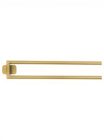 Полотенцедержатель поворотный WONZON & WOGHAND GRAFFITY, Брашированное золото (WW-9331-BG) - Gidratop.ru изображение