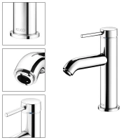 Смеситель Keuco Ixmo Soft 59502012100 для раковины, цвет хром - Gidratop.ru изображение