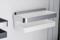 Полка Keuco Industrie 14, 41459 010000, 24 см со стеклоочистителем - Gidratop.ru изображение