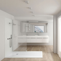 Поддон для душа из искусственного камня VST-4SR9014W, 1400* 900*30, белый матовый - Gidratop.ru изображение