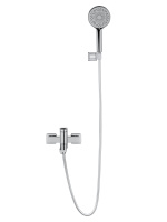 Смеситель для ванны с душем WONZON & WOGHAND FRAME, Хром (WW-88639010-CR) - Gidratop.ru изображение