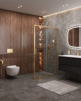 Душевой уголок CEZARES MOLVENO-AH-11-140/90-C-BORO-IV - Gidratop.ru изображение