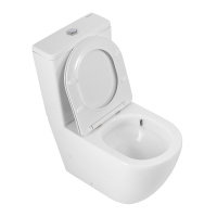 Унитаз-компакт безободковый BelBagno SFERA-TOR BB2141CP-TOR/SC/BB2141T - Gidratop.ru изображение