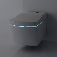 Унитаз подвесной 423x666x410 мм, без сиденья (подходит: TCF996WG) безободковый, CeFiONtect, Tornado Flushцвет: белый - Gidratop.ru изображение