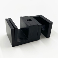 Душевой уголок Dice VSS-4D900CLB, 900*900, черный, стекло прозрачное - Gidratop.ru изображение