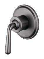 Смеситель с гигиеническим душем встраиваемый WONZON & WOGHAND STEAM, Темный графит (WW-88849008-BGM) - Gidratop.ru изображение