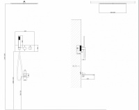 Душевая система ABBER Daheim AF8254SP скрытого монтажа с изливом, термостат, сатин - Gidratop.ru изображение