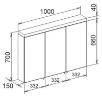 Зеркальный шкаф Keuco Royal Reflex 24004 171301 - Gidratop.ru изображение