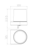 Дозатор мыла WONZON & WOGHAND, Брашированное золото (WW-5251-BG) - Gidratop.ru изображение