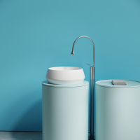 Раковина CERAMICANOVA Maya накладная круглая 400x400x140 белый матовый CN12004MW - Gidratop.ru изображение