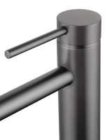 Смеситель для раковины высокий WONZON & WOGHAND STICK, Темный графит (WW-88239017-BGM) - Gidratop.ru изображение