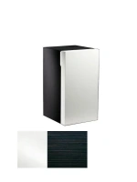 Шкаф Keuco Edition 300 30330 212402 подвесной 35 см, корпус белый глянцевый, фасад шпон эбано, петли справа - Gidratop.ru изображение