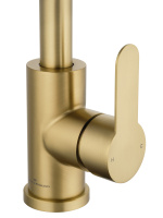 Смеситель для кухни WONZON & WOGHAND, Брашированное золото (WW-AE4554-BG) - Gidratop.ru изображение