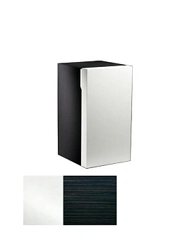 Шкаф Keuco Edition 300 30330 212402 подвесной 35 см, корпус белый глянцевый, фасад шпон эбано, петли справа