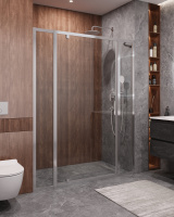 Душевая дверь CEZARES MOLVENO-BA-12-100+60-C-Cr-IV - Gidratop.ru изображение