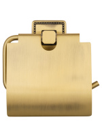 Держатель для туалетной бумаги с крышкой WONZON & WOGHAND ROMA, Бронза (WW-7226) - Gidratop.ru изображение