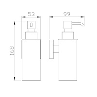 Дозатор мыла WONZON & WOGHAND POLO, Темное золото (WW-8932-DG) - Gidratop.ru изображение