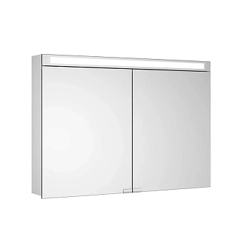 Зеркальный шкаф Keuco Royal E-One 44303171301, 100 см, с подсветкой, алюминий серебристый