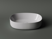 Умывальник чаша накладная овальная Element 540x350x145мм - Gidratop.ru изображение