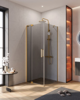 Душевой уголок CEZARES SLIDER-AH-1-80-70/80-GRIGIO-BORO - Gidratop.ru изображение