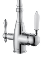 Смеситель для кухни c подключением фильтра WONZON & WOGHAND, Хром (WW-88458006-CR) - Gidratop.ru изображение