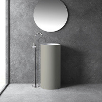 Смеситель ABBER Wasser Kreis AF8141 напольный для раковины, хром - Gidratop.ru изображение