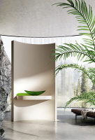 Раковина накладная прозрачная ABBER Kristall AT2808Emerald зеленая - Gidratop.ru изображение