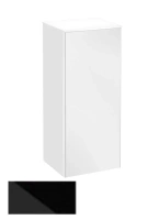Шкаф Keuco Royal Reflex 34020 570001 подвесной 35 см, черный, петли слева - Gidratop.ru изображение