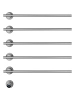 Полотенцесушитель электрический встраиваемый WONZON & WOGHAND DORTMUND, Брашированный никель (WW-A365-BR) - Gidratop.ru изображение