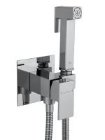 Смеситель с гигиеническим душем встраиваемый WONZON & WOGHAND, Хром (WW-88829903-CR) - Gidratop.ru изображение