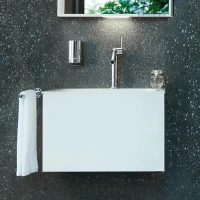 Тумба под раковину Keuco Plan 32951300000, 65 см, подвесная, 1 ящик, цвет белый глянцевый - Gidratop.ru изображение