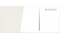 Клавиша смыва Geberit Sigma Type 70 115.630.SI.1, белое стекло - Gidratop.ru изображение